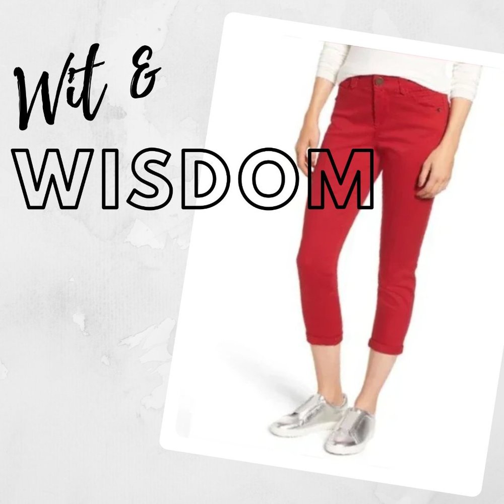 WIT & WISDOM - Ab-Solution Crop Skinny Pants